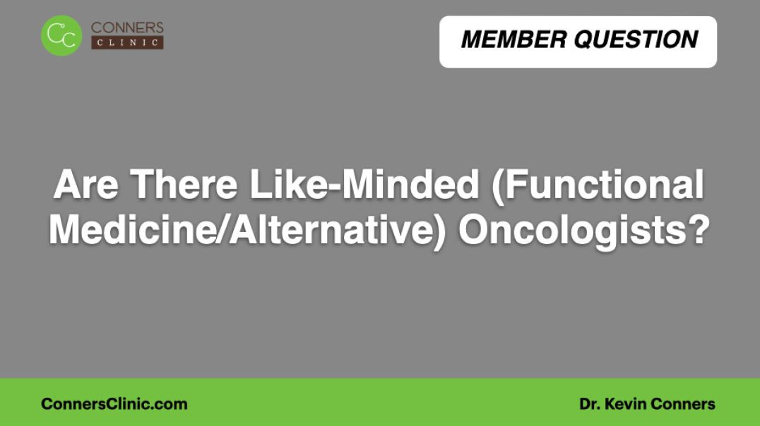 ⁣Like-Minded (Functional Medicine/Alternative) Oncologists?