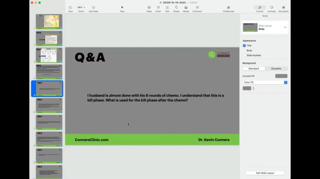 What is Used for the Kill Phase After Chemotherapy?