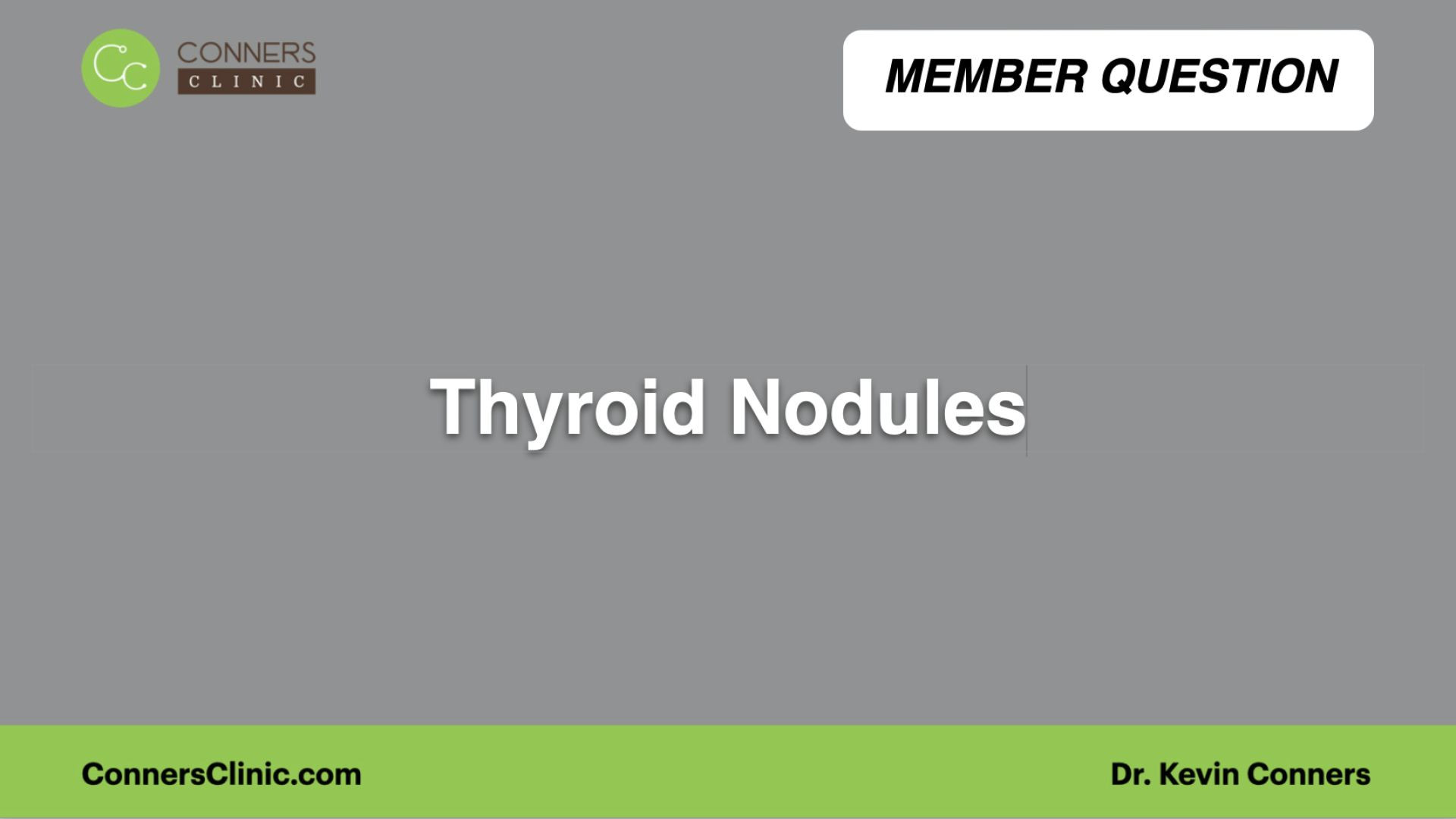 ⁣Thyroid Nodules