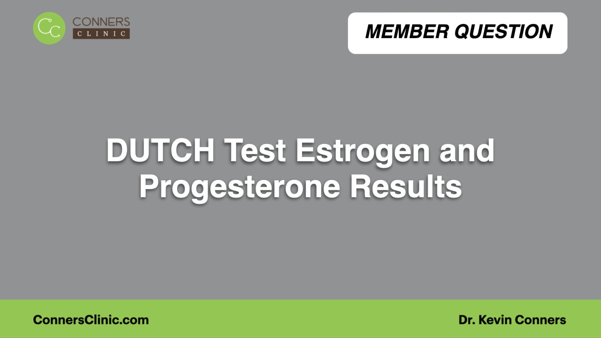 ⁣DUTCH Test Estrogen and Progesterone Results