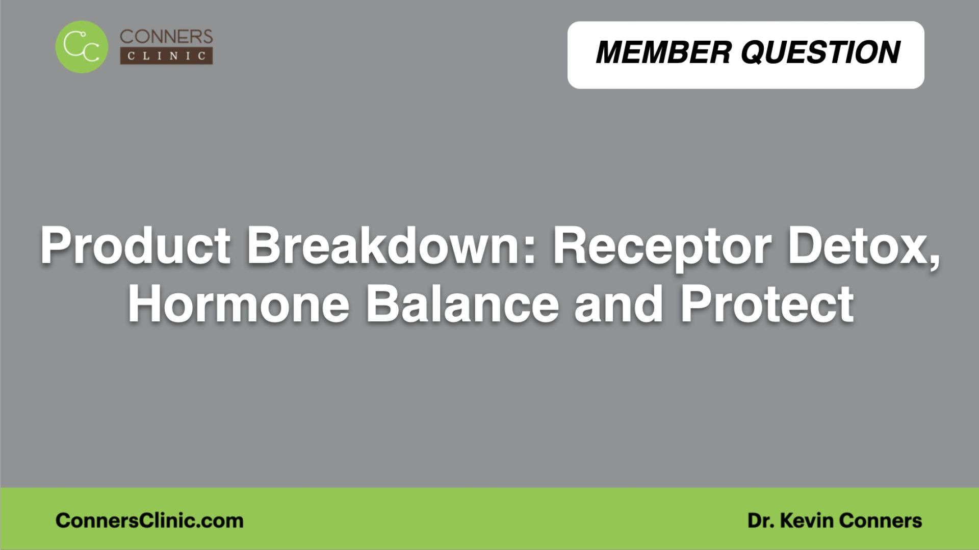 ⁣Product Breakdown: Receptor Detox, Hormone Balance and Protect