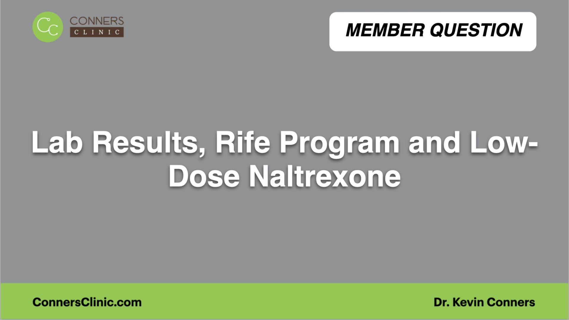 ⁣Lab Results, Rife Program and Low-Dose Naltrexone