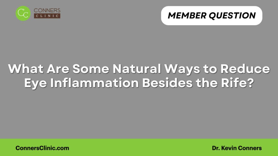 ⁣Natural Ways to Reduce Eye Inflammation