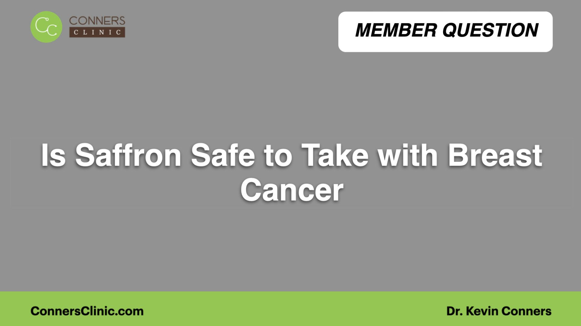 ⁣Is Saffron Safe to Take with Breast Cancer