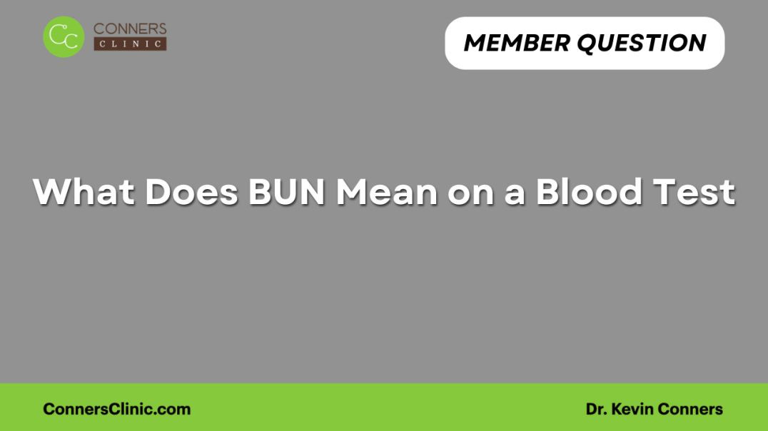 ⁣What Does BUN Mean on a Blood Test