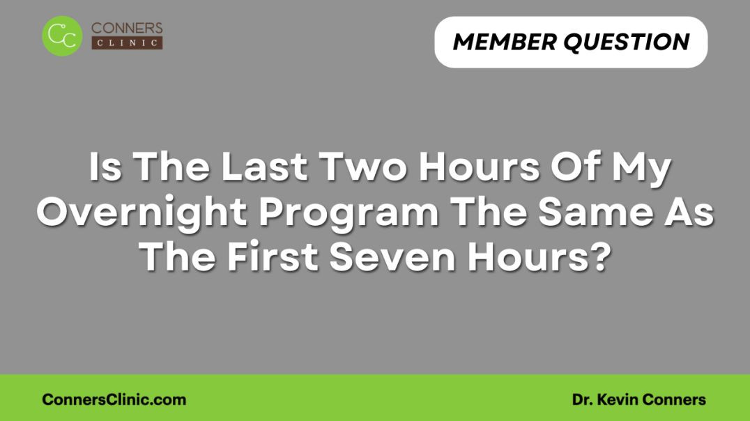⁣Rife Overnight Program Concern