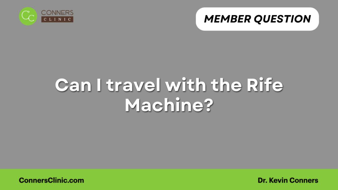 ⁣Can I travel with the Rife Machine