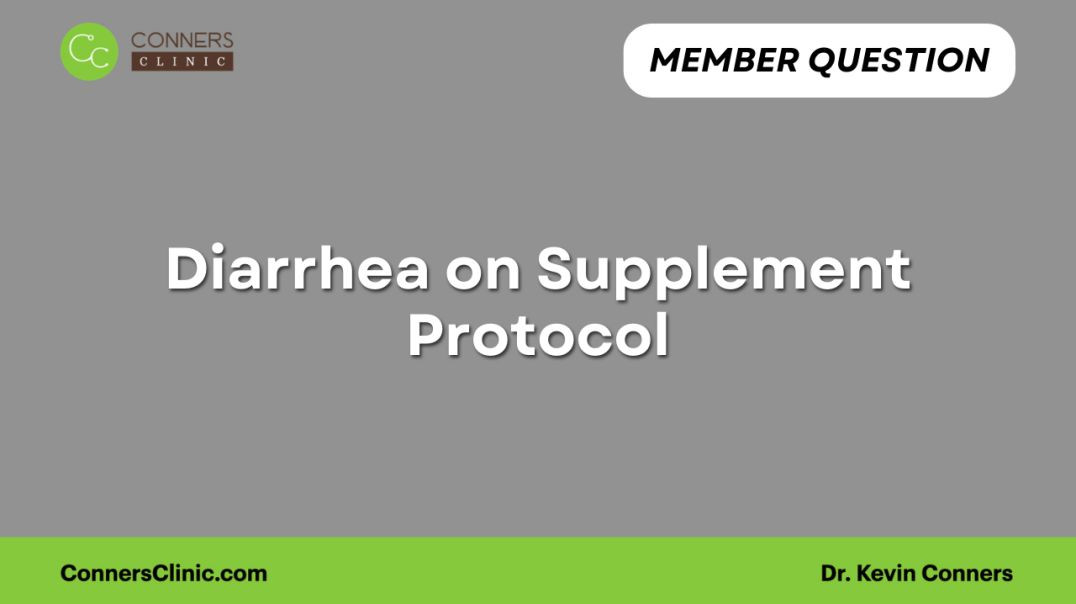 ⁣Diarrhea on Supplement Protocol