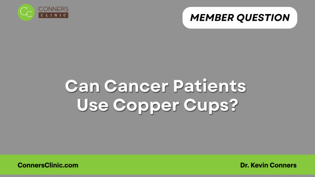 ⁣Can Cancer Patients  Use Copper Cups