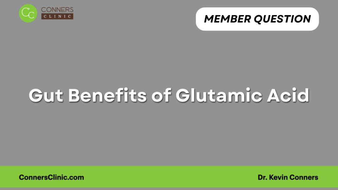 ⁣Gut Benefits of Glutamic Acid