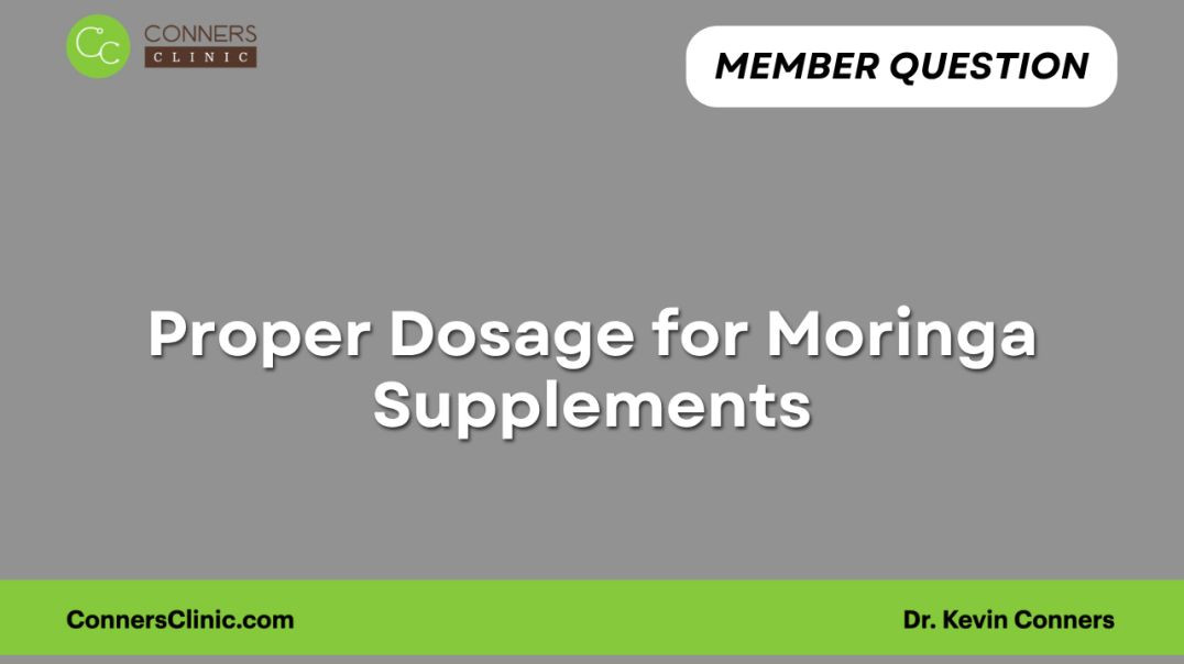 ⁣Proper Dosage for Moringa Supplements