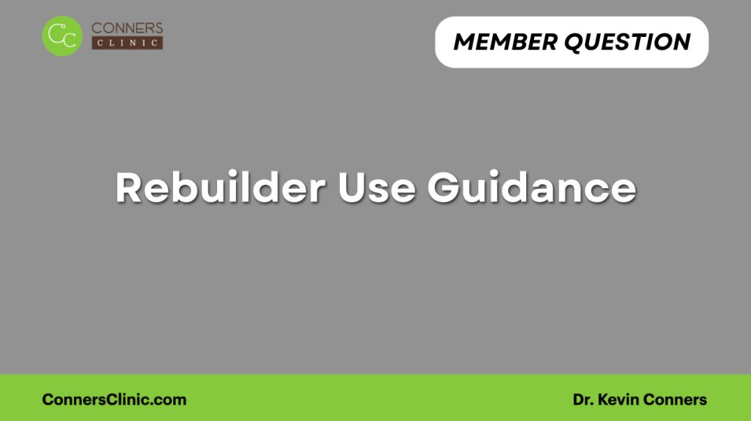 Rebuilder Use Guidance